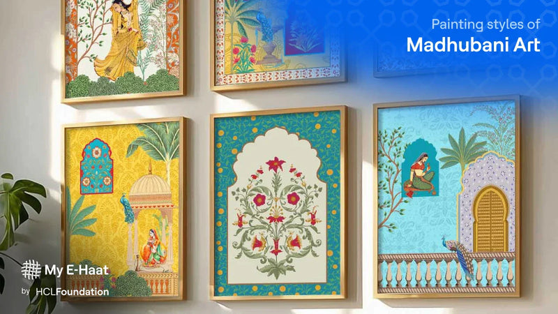 Types of Madhubani Painting Styles| Bharni - Kachni & Tantrik
