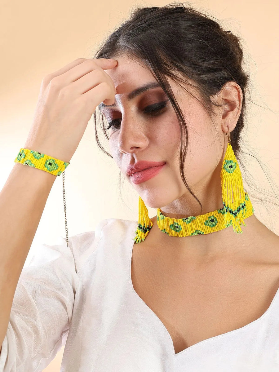 Avocado Choker Set