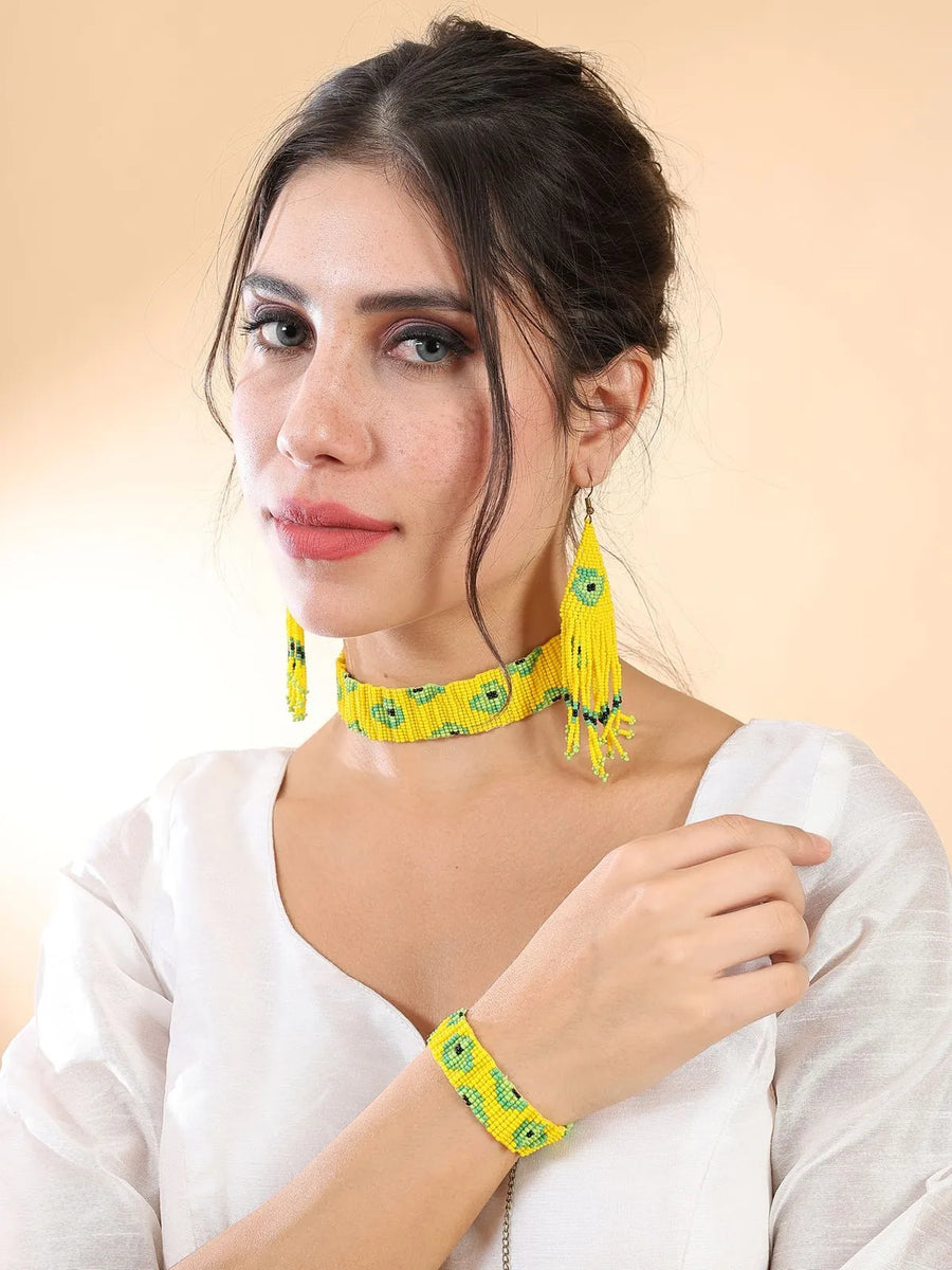 Avocado Choker Set