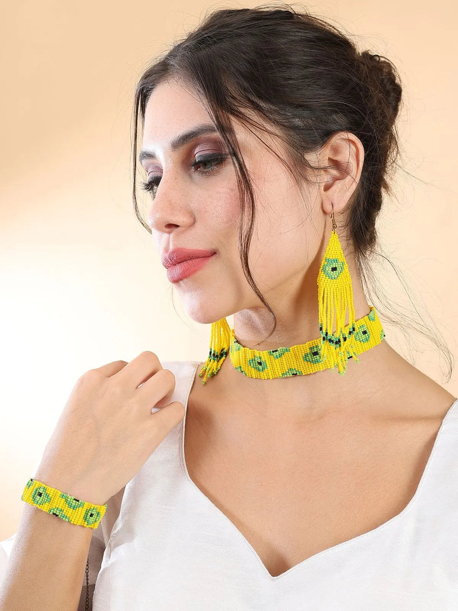 Avocado Choker Set