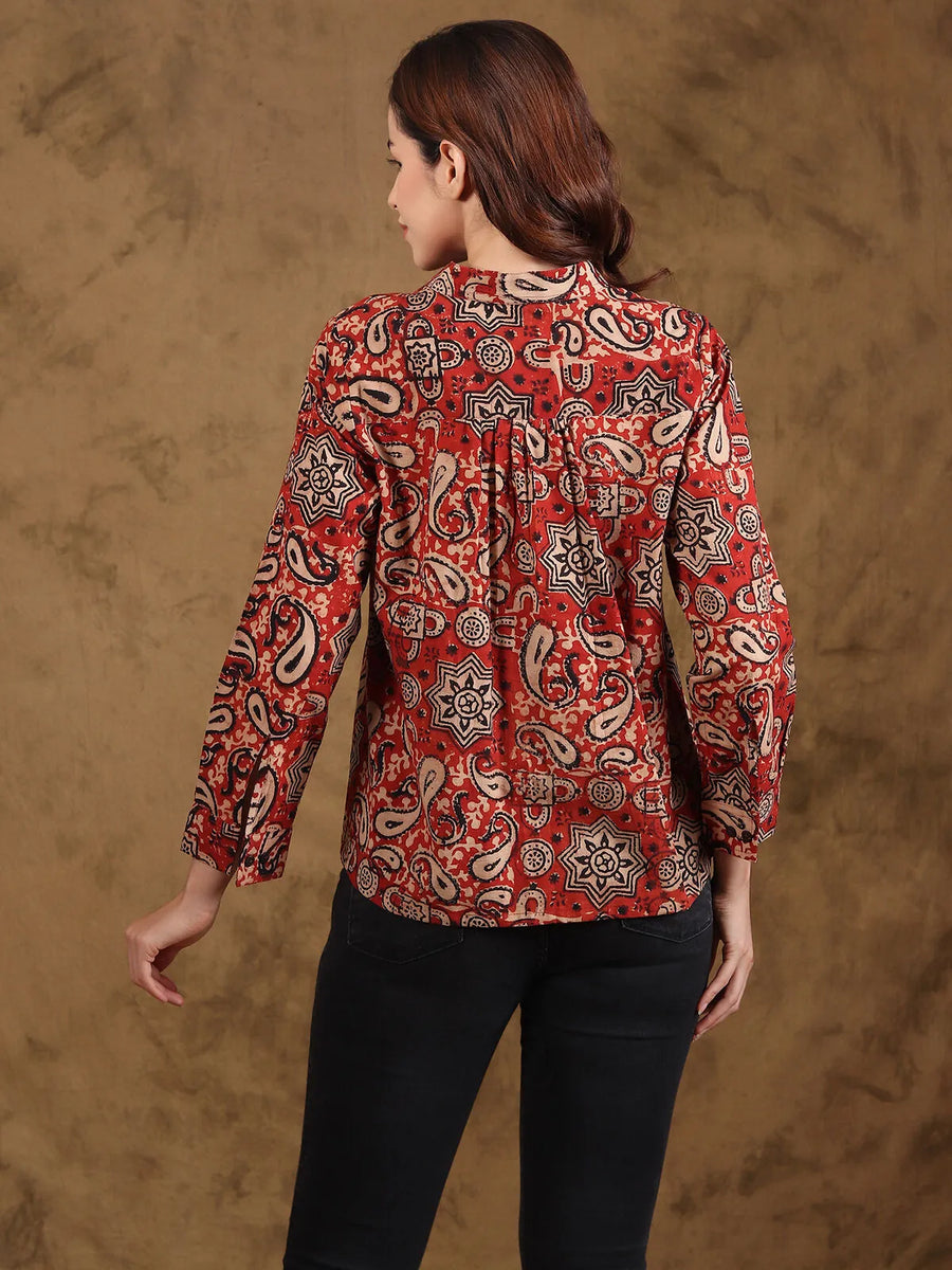 Bagru pure cotton shirt
