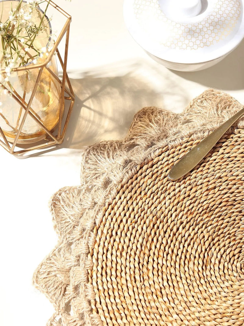 Banana fibre round Mat
