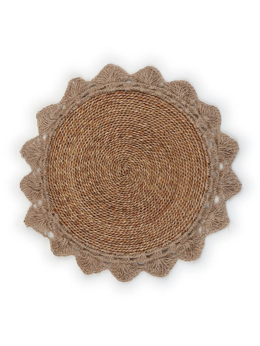 Banana fibre round Mat