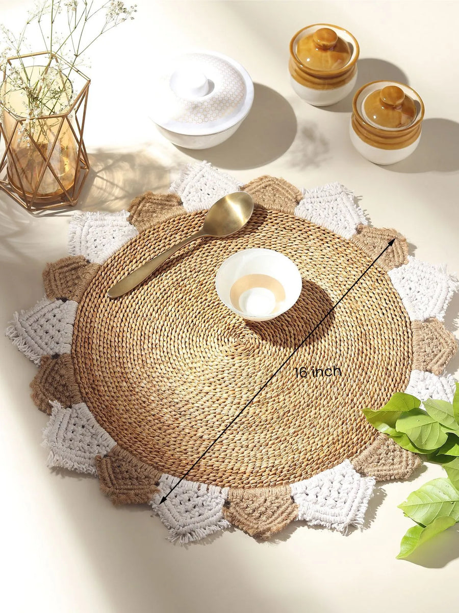 Banana fibre round Mat