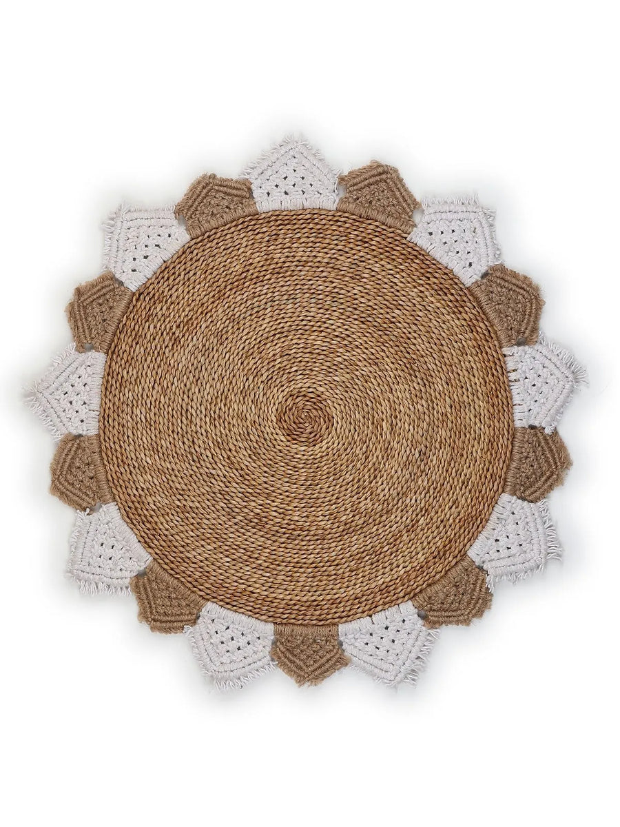 Banana fibre round Mat