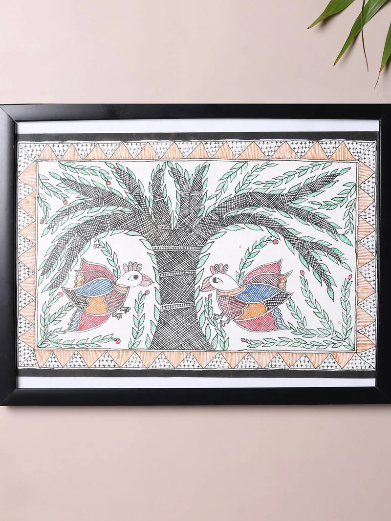 Birds Madhubani Painting