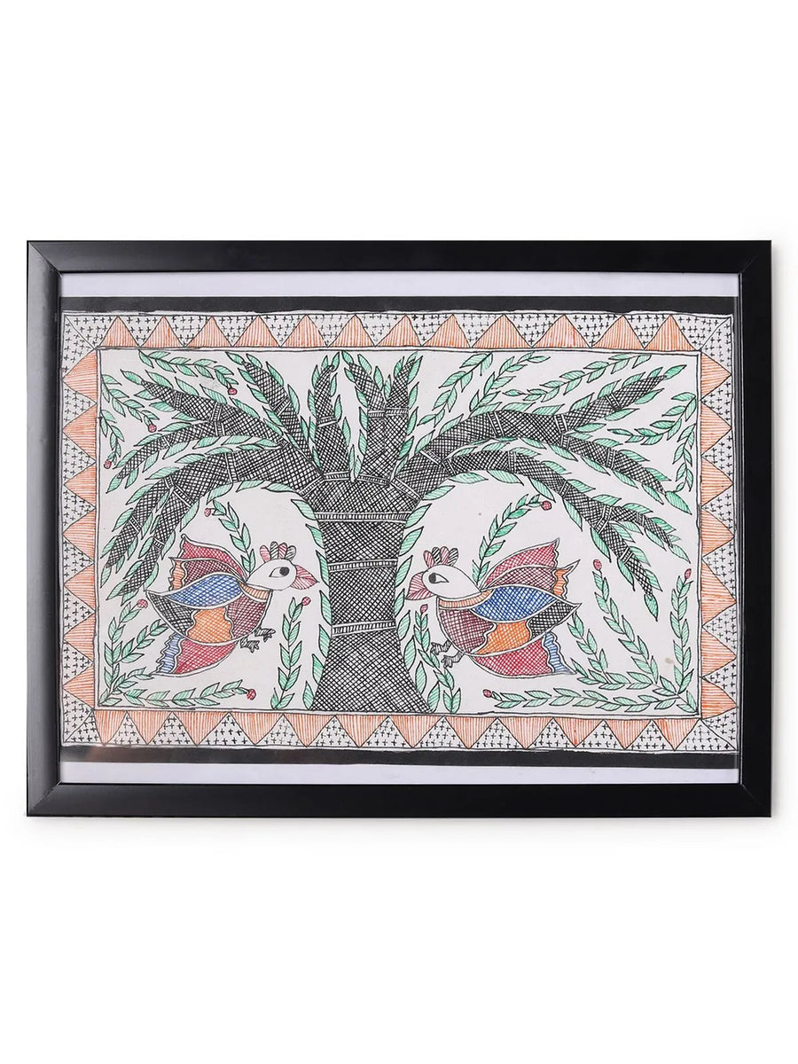 Birds Madhubani Painting