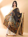 Black Kalamkari Dupatta