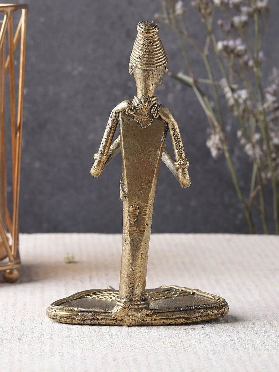 Brass Flute Man