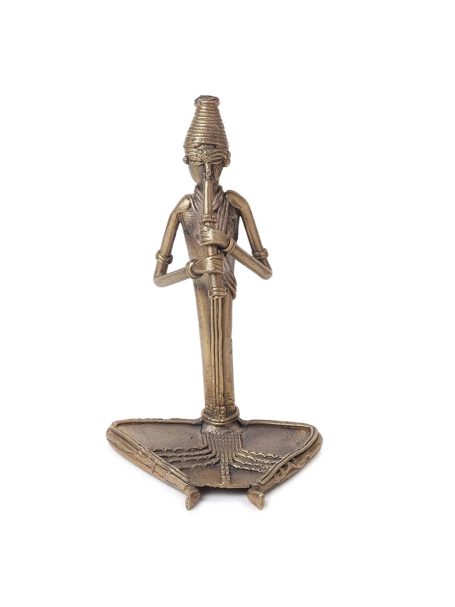 Brass Flute Man