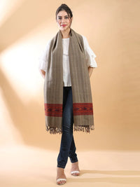 Brown Himachali Shawl