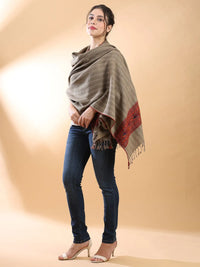 Brown Himachali Shawl
