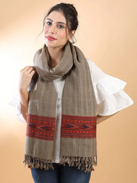 Brown Himachali Shawl