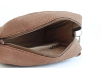 Brown Toilet Bag