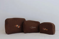 Brown Toilet Bag