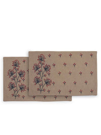 Chikankari Jute Table Mat