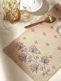 Chikankari Jute Table Mat
