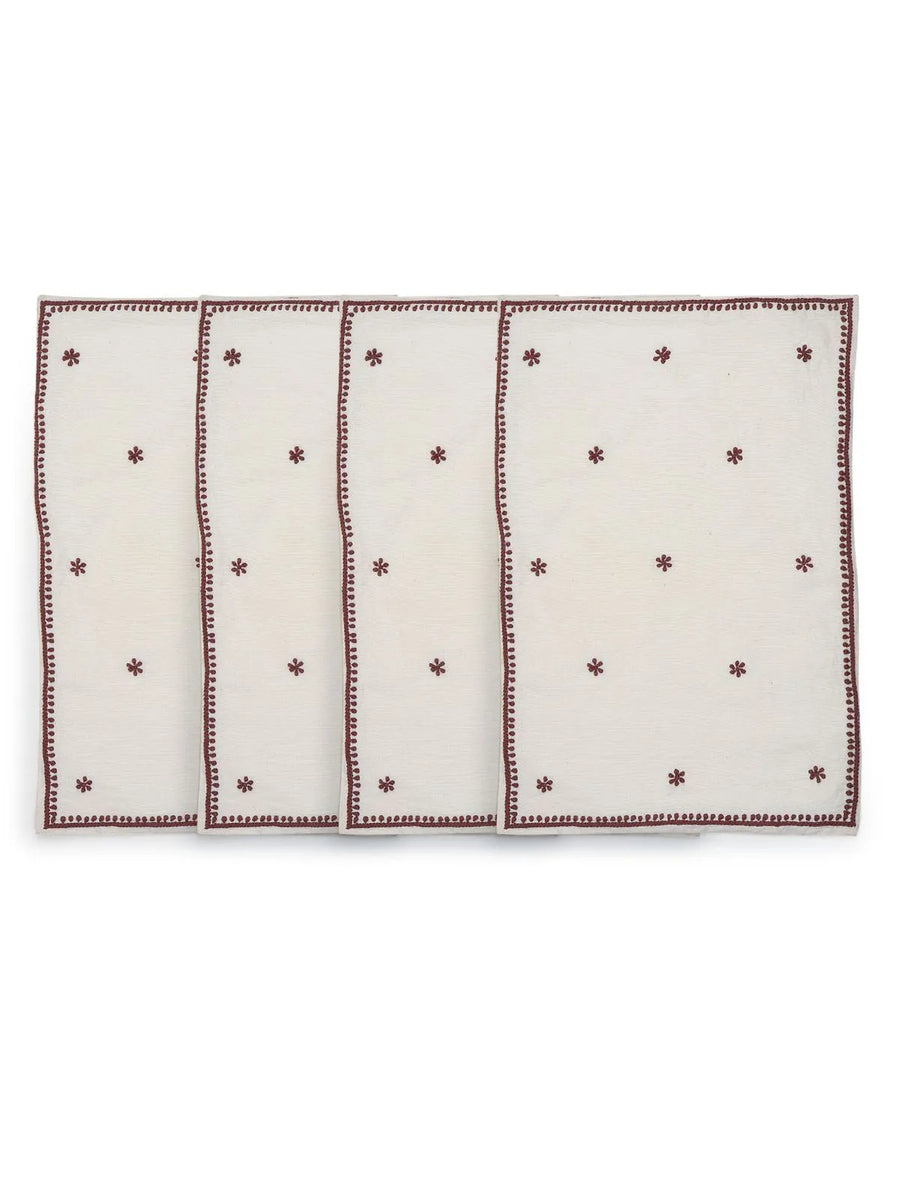 Chikankari Table Mat