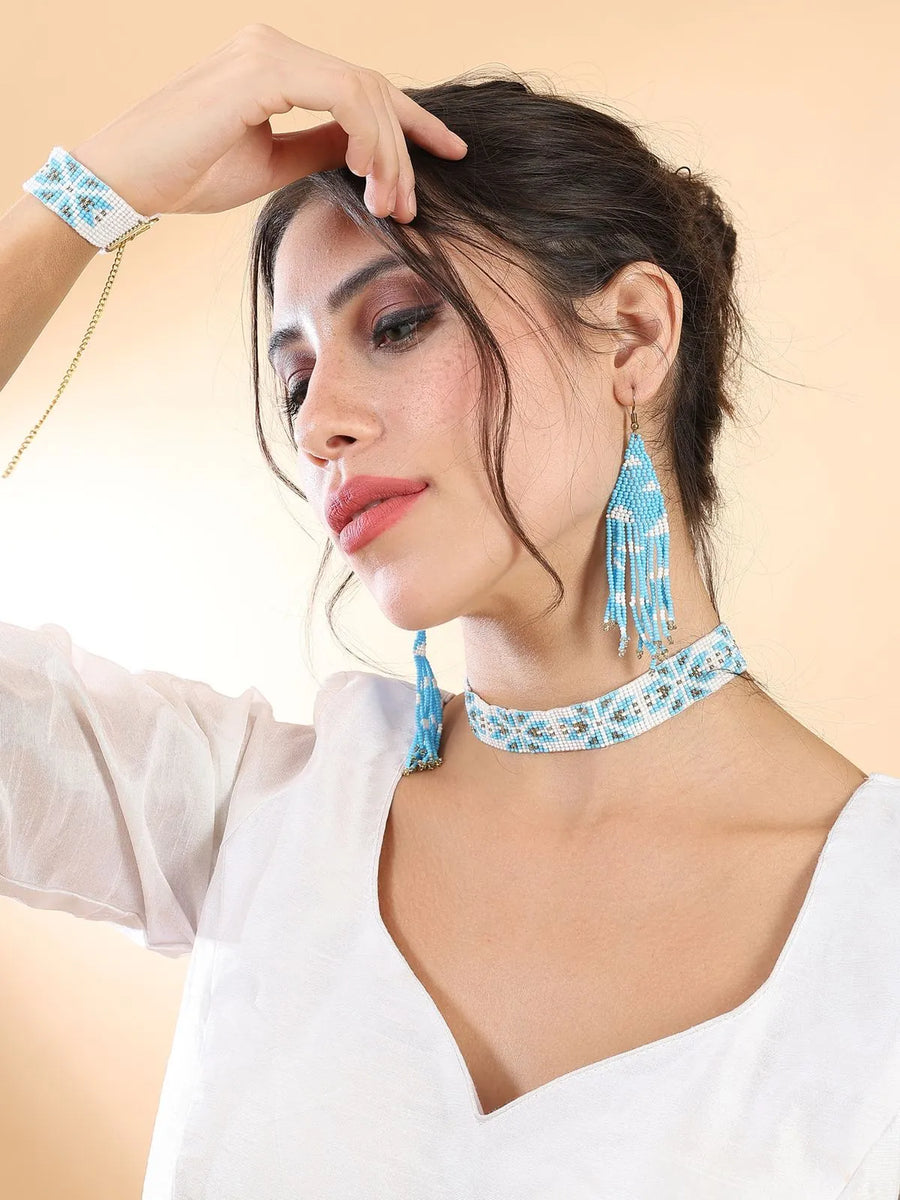 Cloudy Sky Choker Set