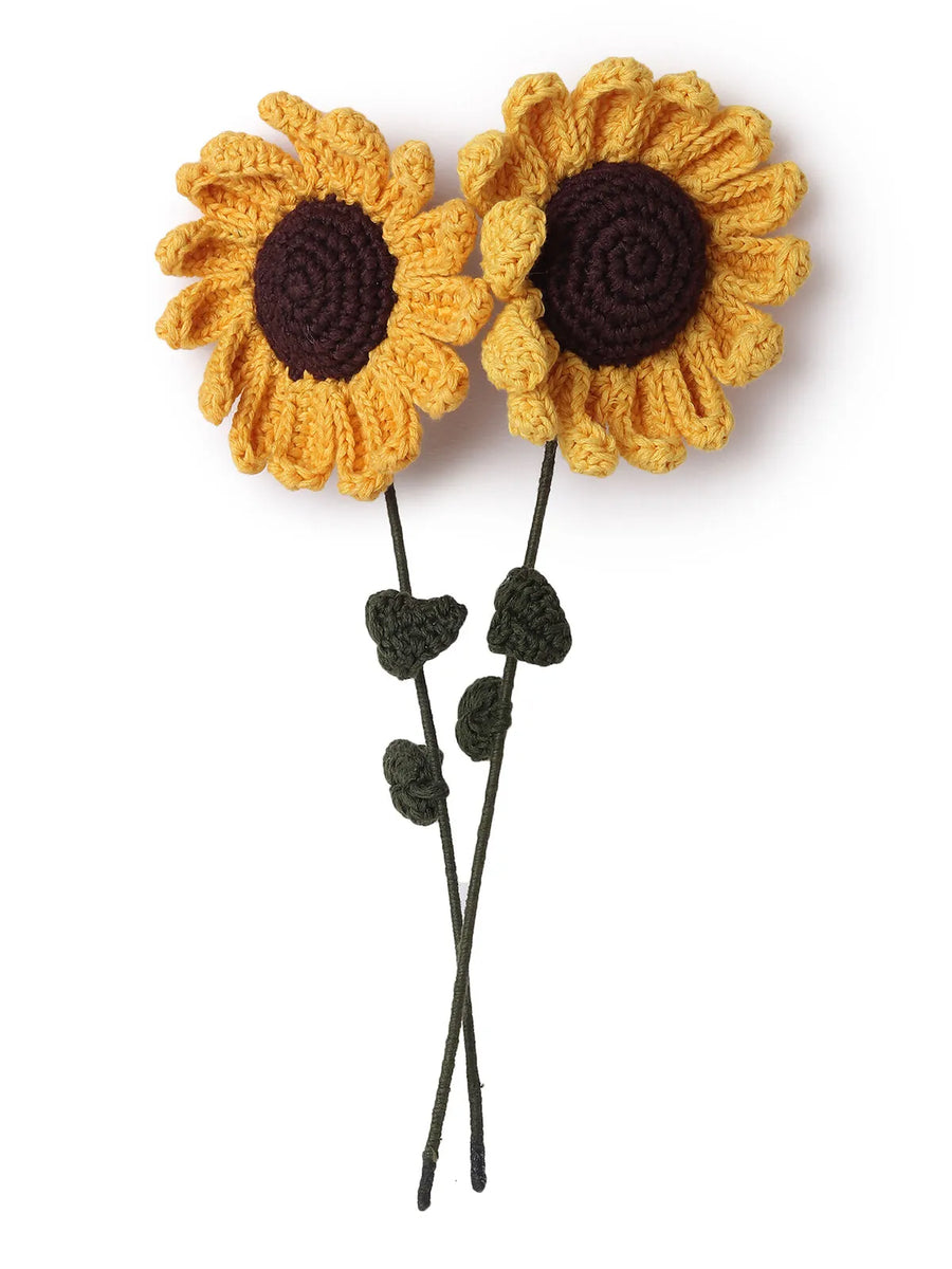 Crocheted Sunflower