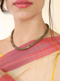 Dhokra bead Choker necklace