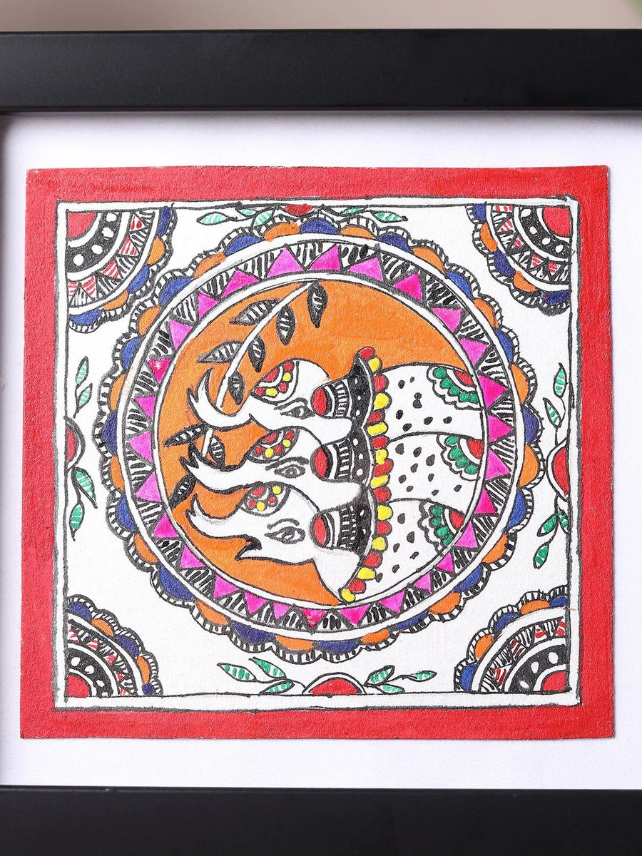 Elephant Madhubani Painting