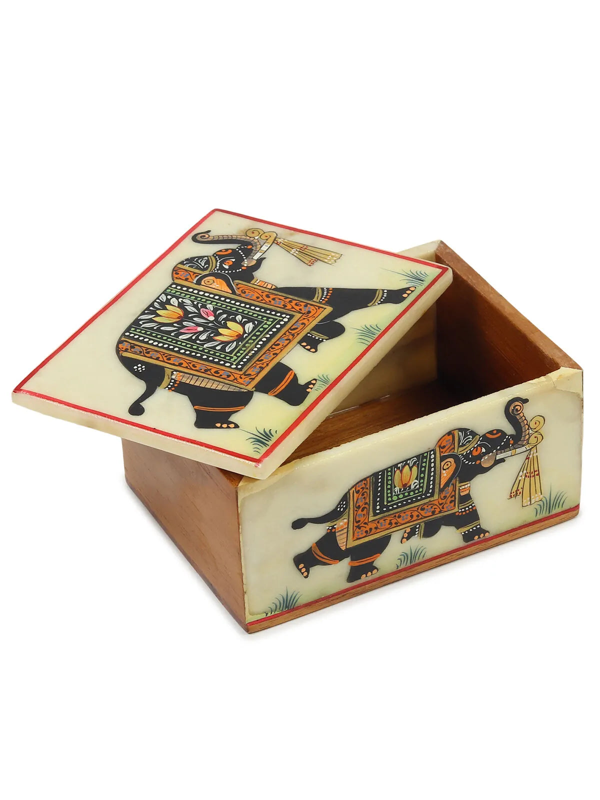 Elephant Marble Jewellery Box