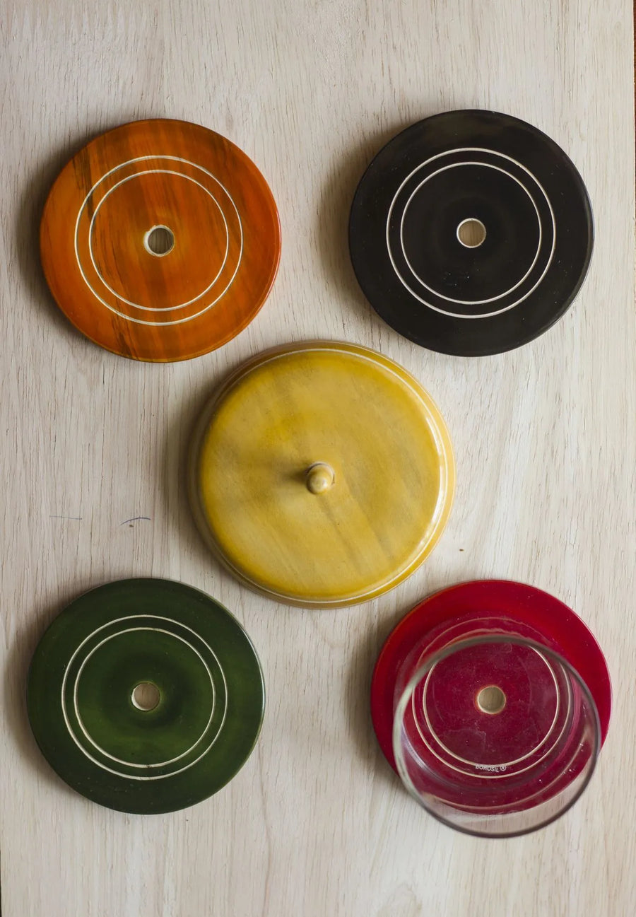 Ethnic Motifs Channapatna Hand-painted Coasters