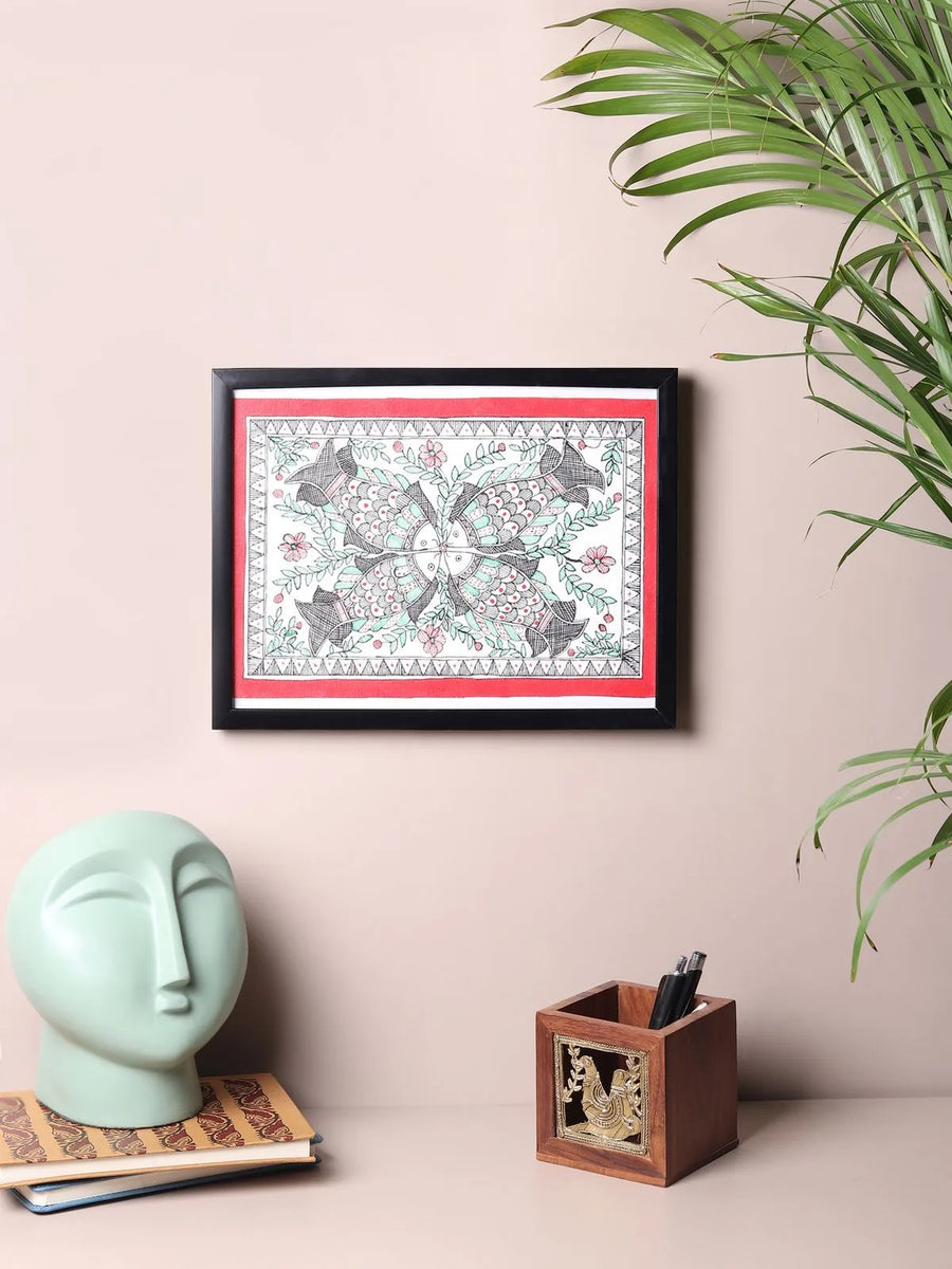 Fish Madhubani Painting