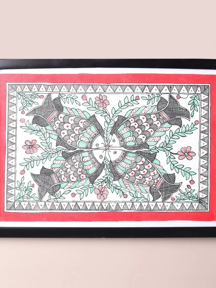 Fish Madhubani Painting