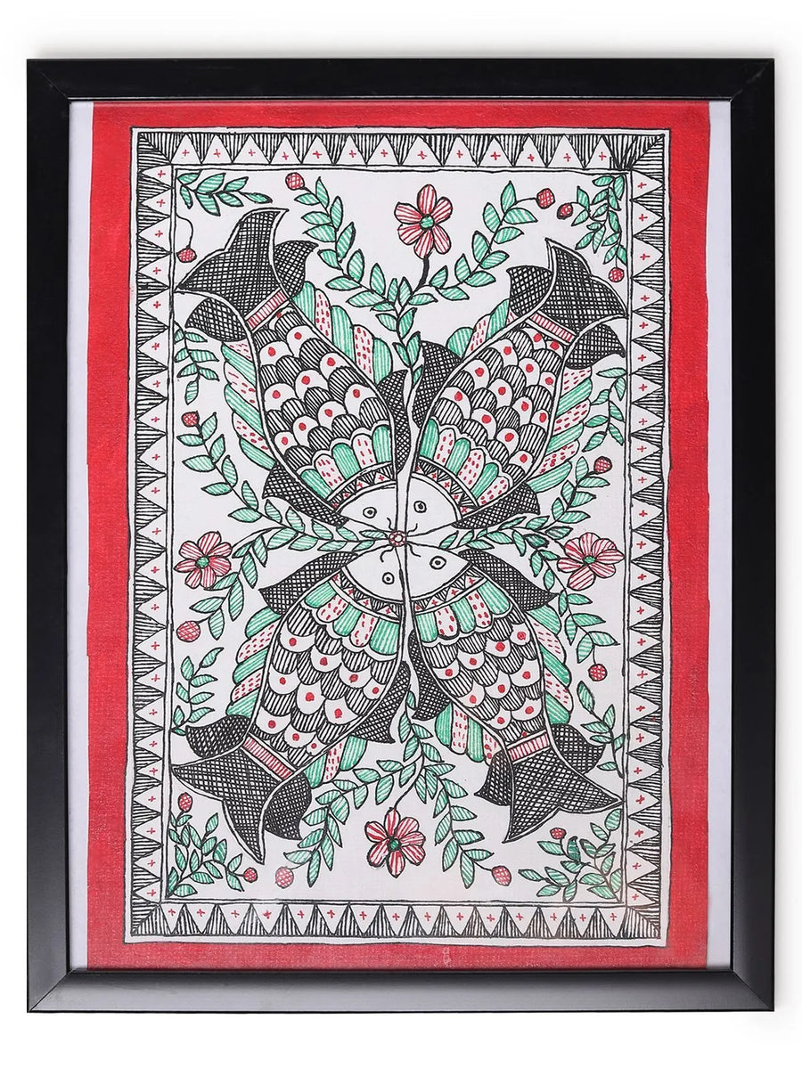 Fish Madhubani Painting