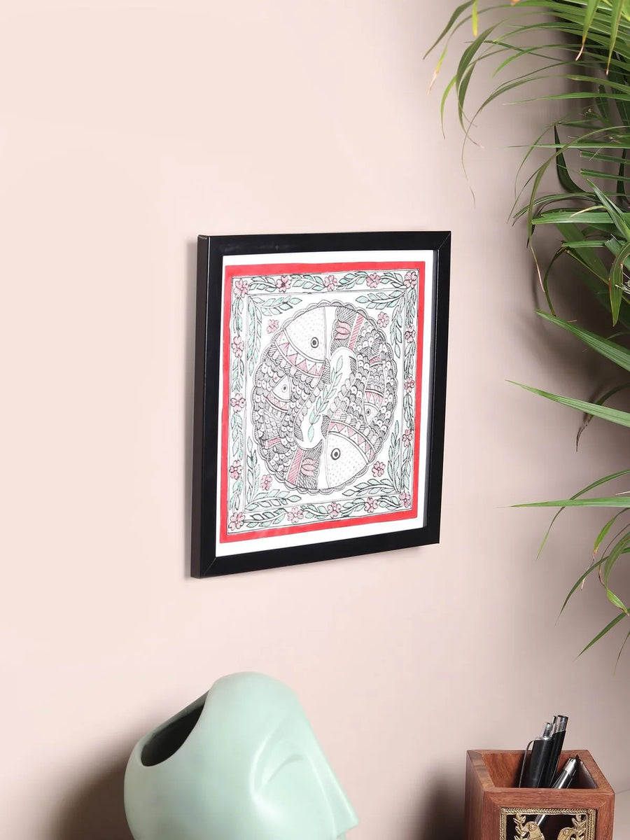 Fish Madhubani Painting