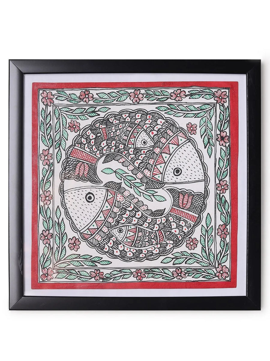 Fish Madhubani Painting