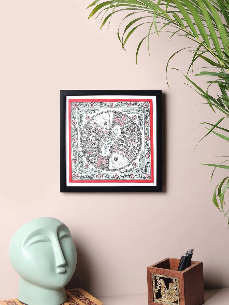 Fish Madhubani Painting