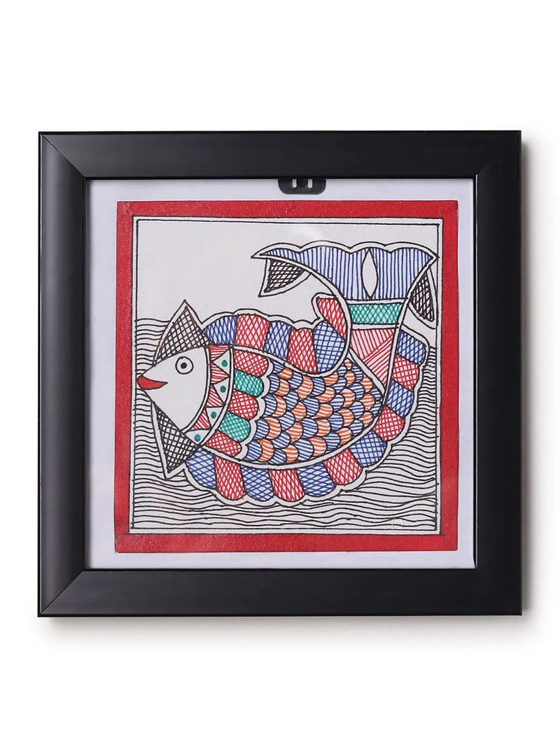 Fish Madhubani Painting