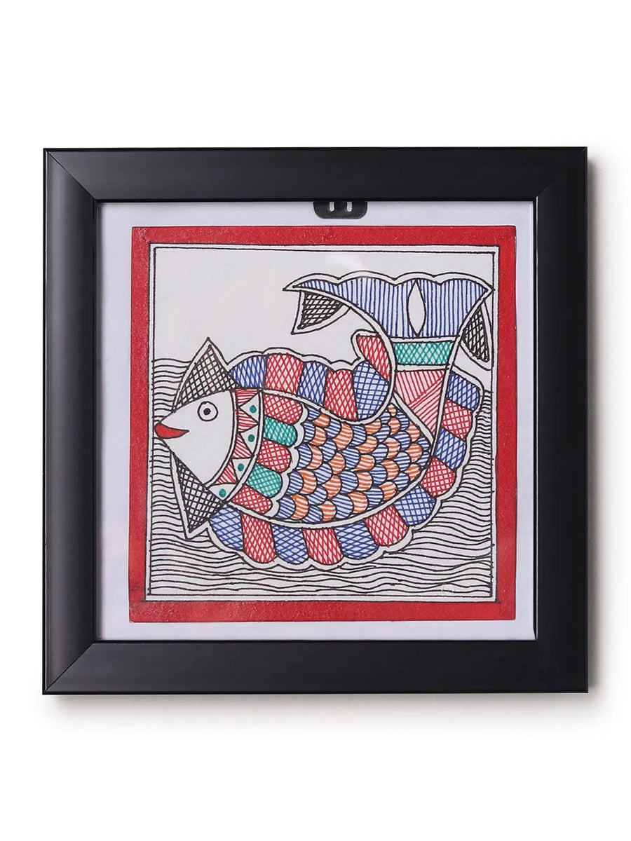 Fish Madhubani Painting