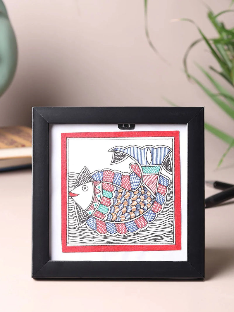 Fish Madhubani Painting