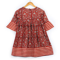 Floral-Stripe Frock