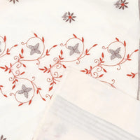 Floral Chikankari Curtain
