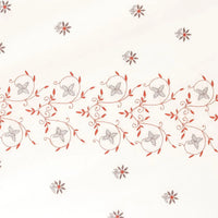 Floral Chikankari Curtain