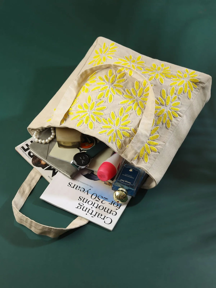 Floral Embroidery Handbag