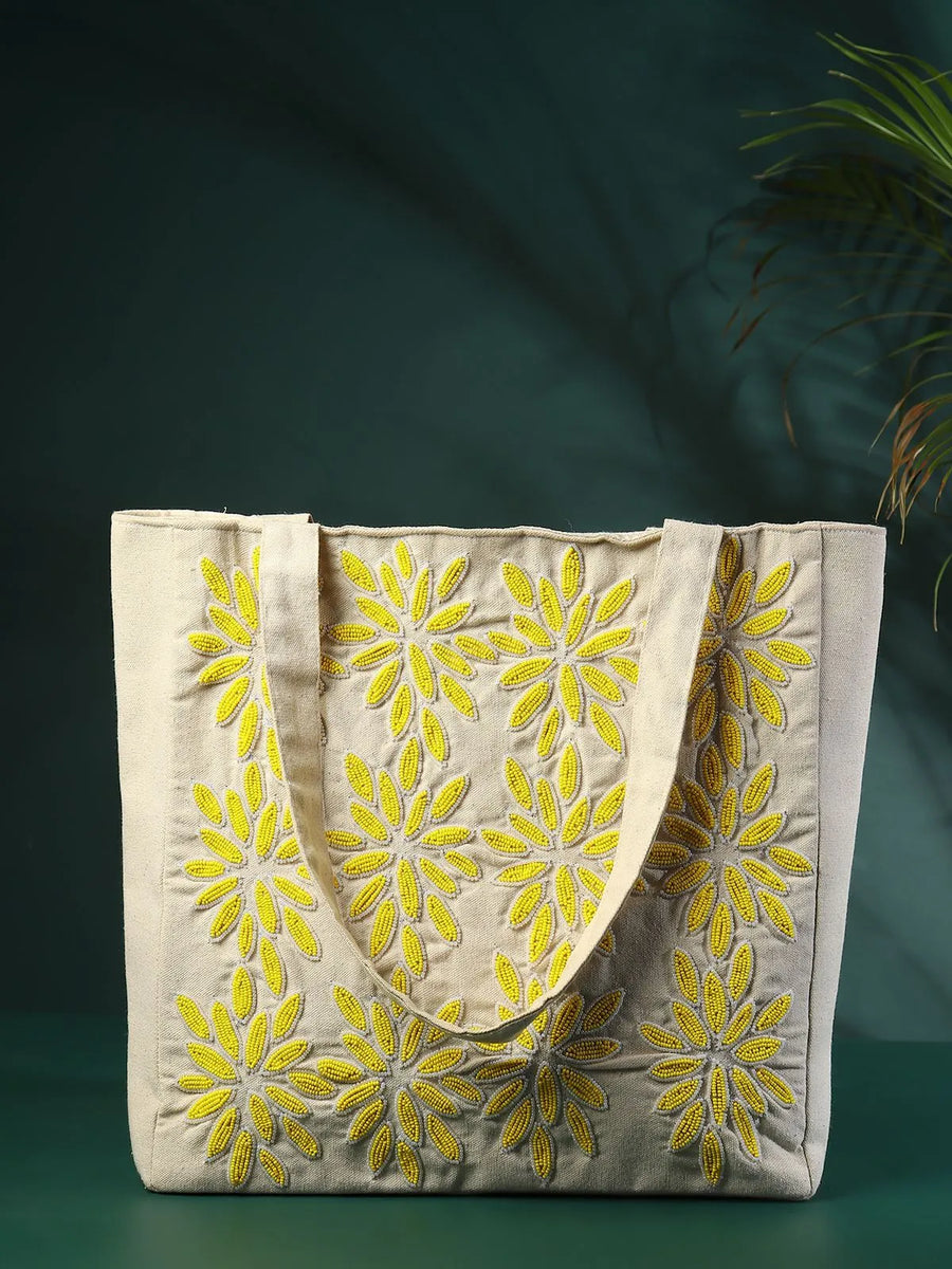 Floral Embroidery Handbag