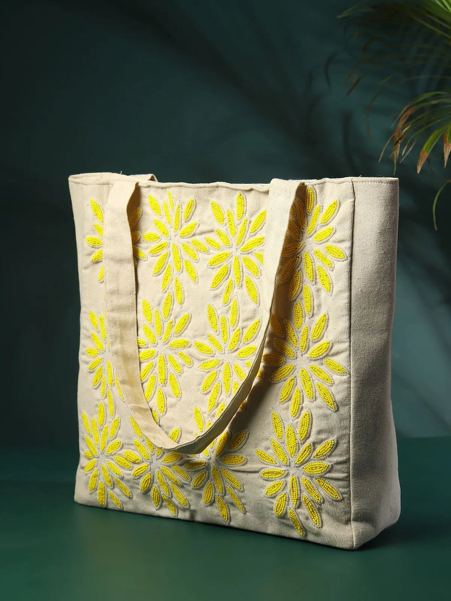 Floral Embroidery Handbag