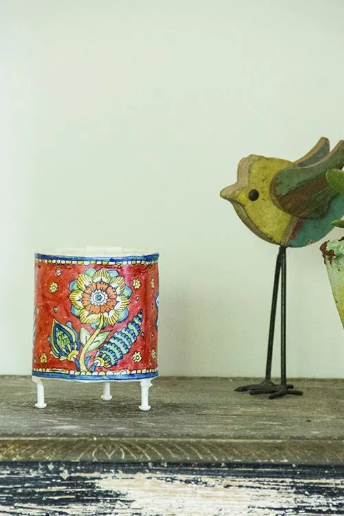 Floral Handpainted Tholu T-light