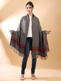 Gray Himachali Shawl