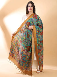 Green Kalamkari Dupatta