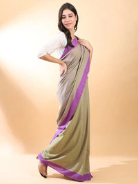 Handloom Cotton Grey Saree