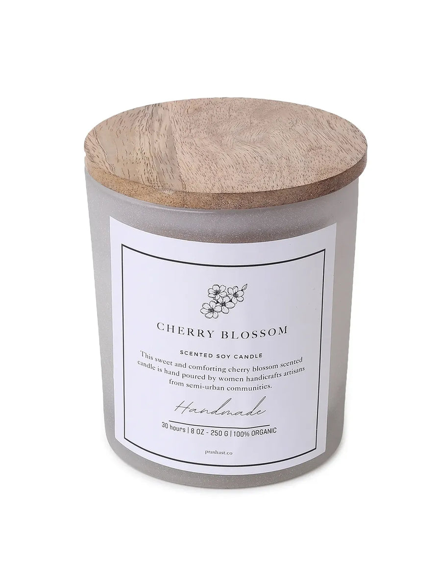 Handmade Cherry Blossom Candle