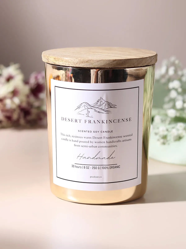 Handmade Desert Frank Candle