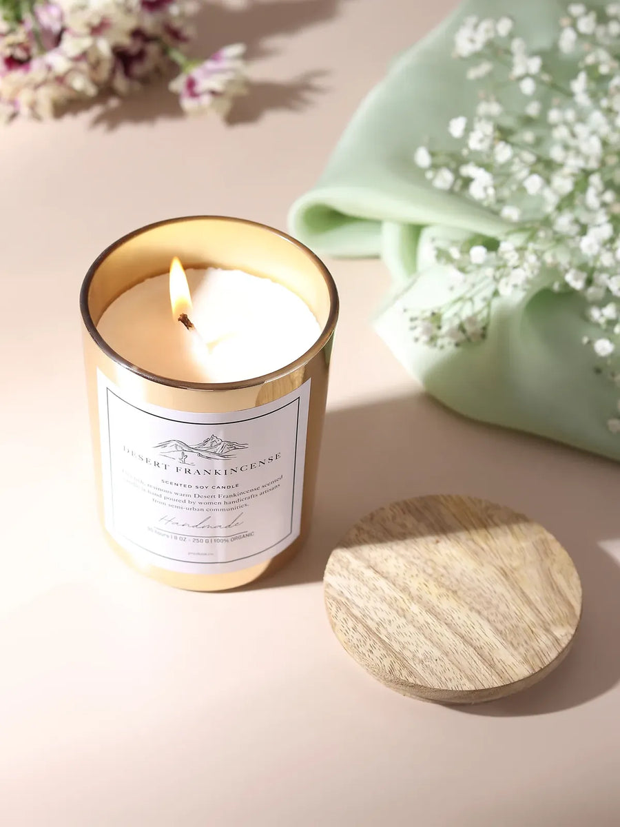 Handmade Desert Frank Candle